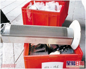 Un ventilatore usato per coprire il cadavere. Immagine del profilo