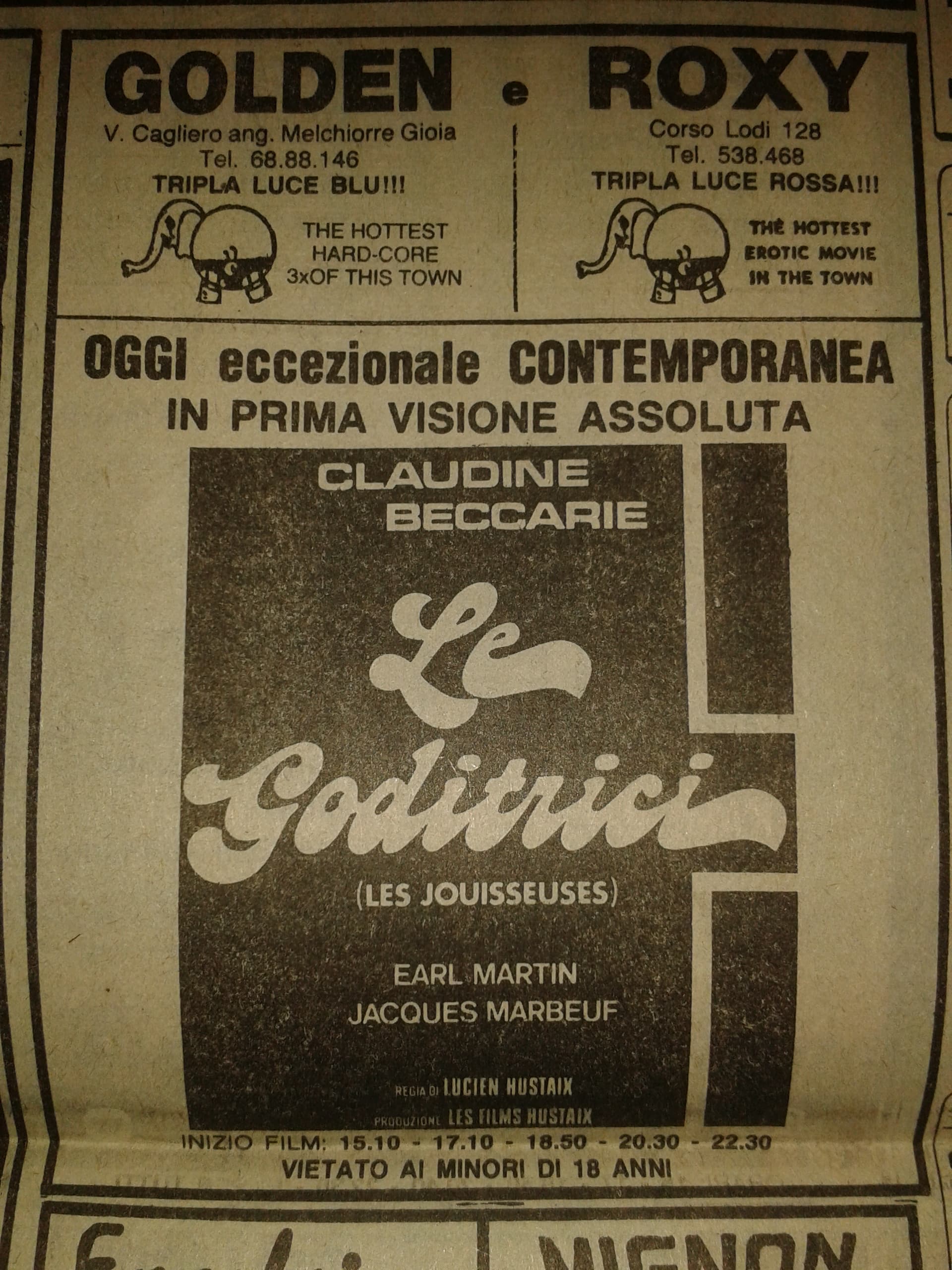 Le goditrici - Les jouisseuses (Lucien Hustaix, 1975) - CINEMA HARDCORE -  Gente di Rispetto